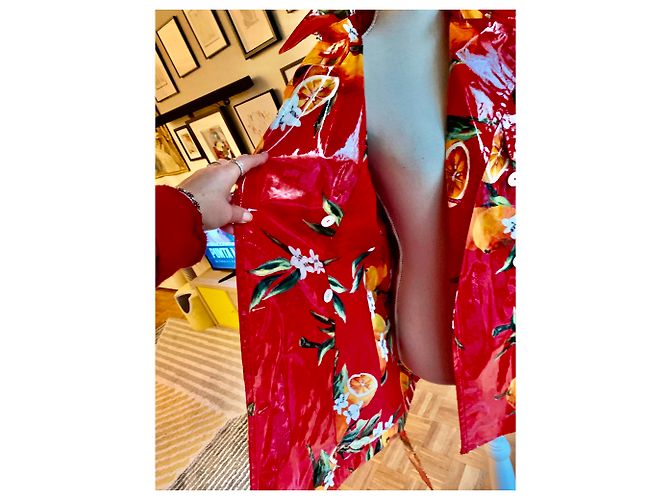 Gabardina corta de algodón encerado Dolce & Gabbana Multicolor - vista 6
