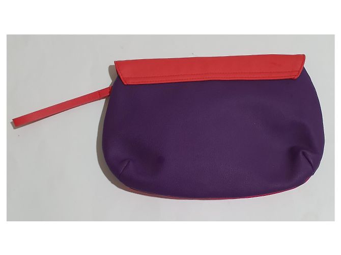 Bolso de mano Kenzo Rosa Morado Coral Poliuretano Multicolor Púrpura - vista 4