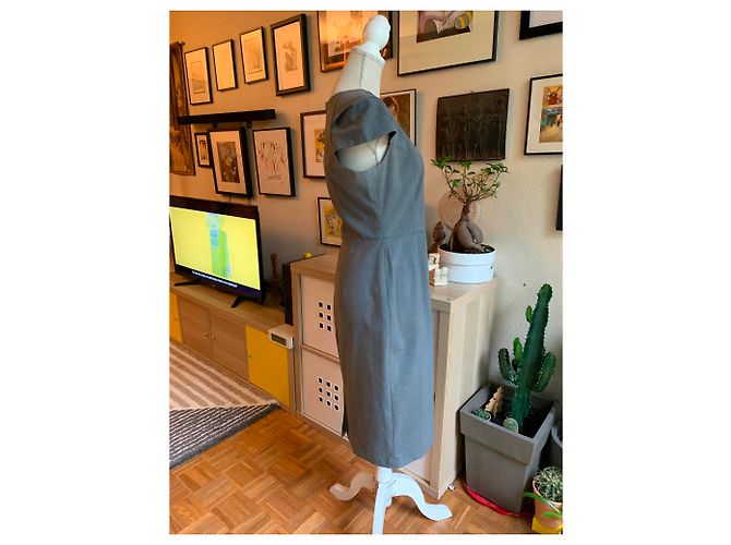 Zara kurzes Kleid grau aus Polyester - Ansicht 2