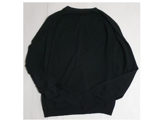 Cardigan in lana nero John Smedley XL - vista 3