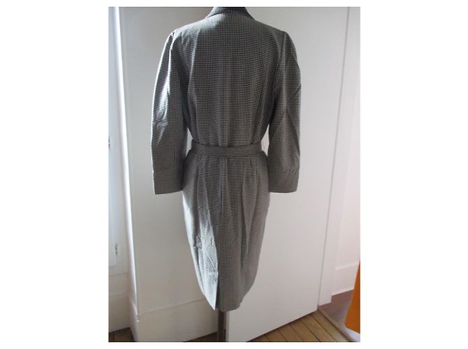 Guy Laroche Gingham Mantelkleid, Taille 40. - Ansicht 2