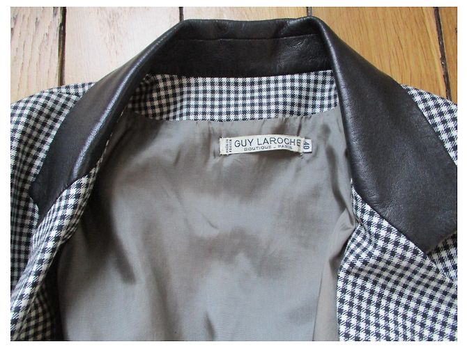 Guy Laroche Gingham Mantelkleid, Taille 40. - Ansicht 3