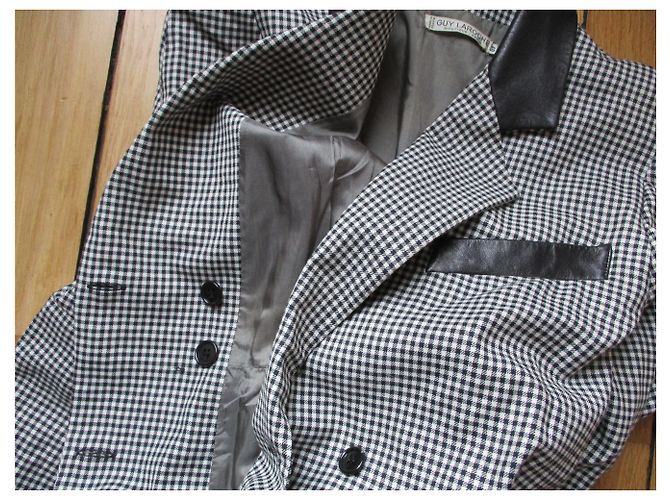 Guy Laroche Gingham Mantelkleid, Taille 40. - Ansicht 4