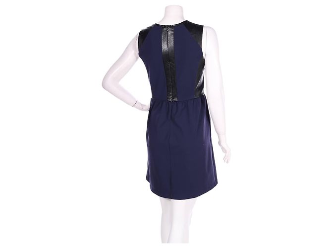 Vestido Cynthia Rowley Azul Negro - vista 2