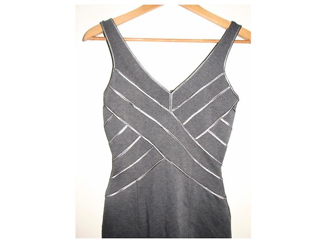 All Saints Abito aderente con dettagli metallici Argento Grigio - vista 2
