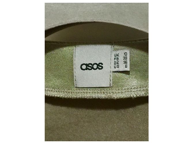 Asos Kleid metallisch drapiert - Ansicht 3