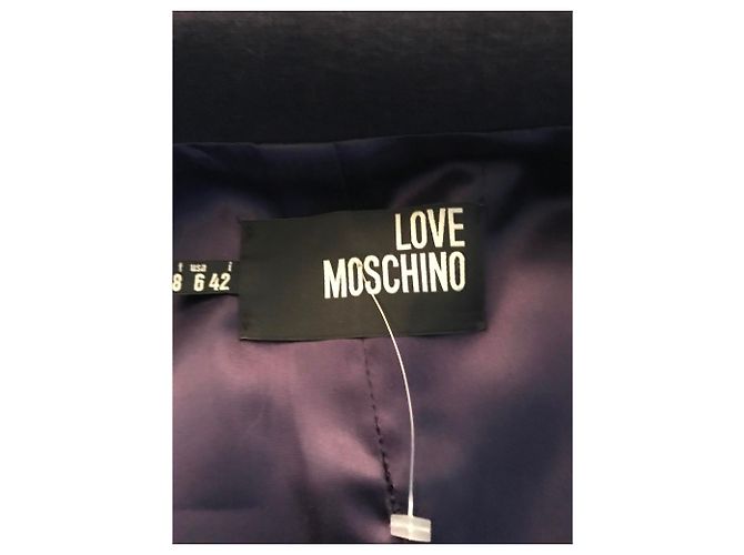 Love Moschino Abrigo morado - vista 6