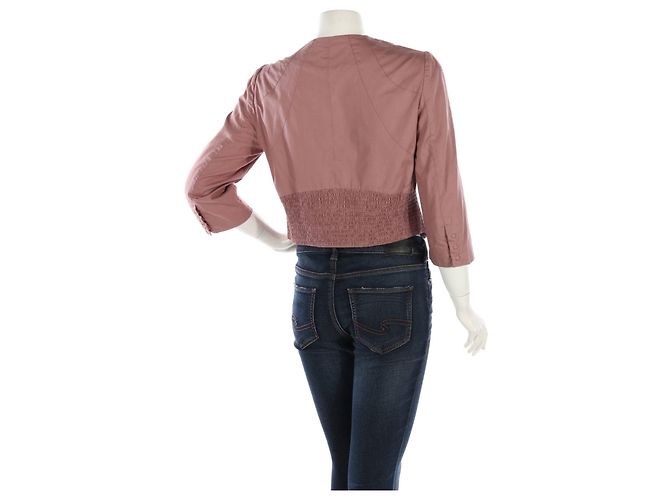 Chaqueta Noa Noa de algodón Cenizas de rosa - vista 2
