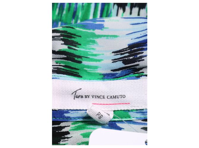 Vince Camuto Abstraktes Hemd Mehrfarbig Polyester S Mehrfarben - Ansicht 3