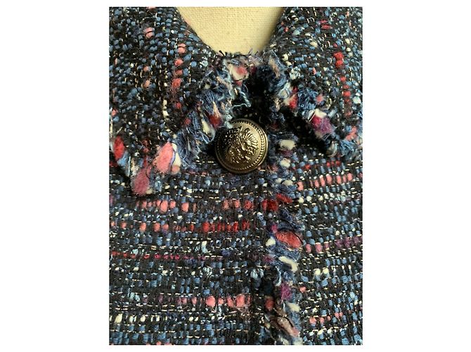 Zara short jacket cotton multi color Multiple colors - view 5