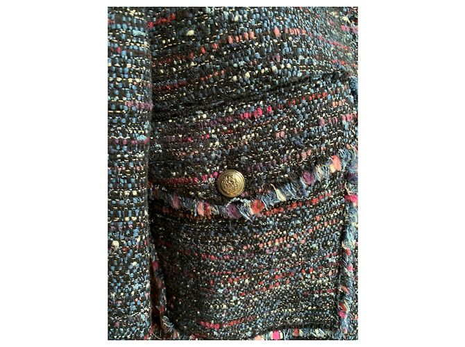 Zara short jacket cotton multi color Multiple colors - view 6