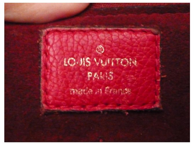 BORSA KIMONO LOUIS VUITTON MM MONOGRAM PELLE ROSSA Multicolore - vista 6