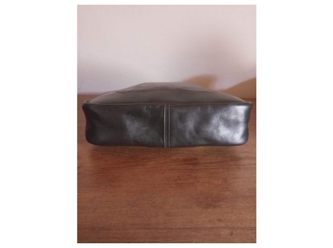 Borsa a mano Hermès Trim in pelle marrone - vista 6