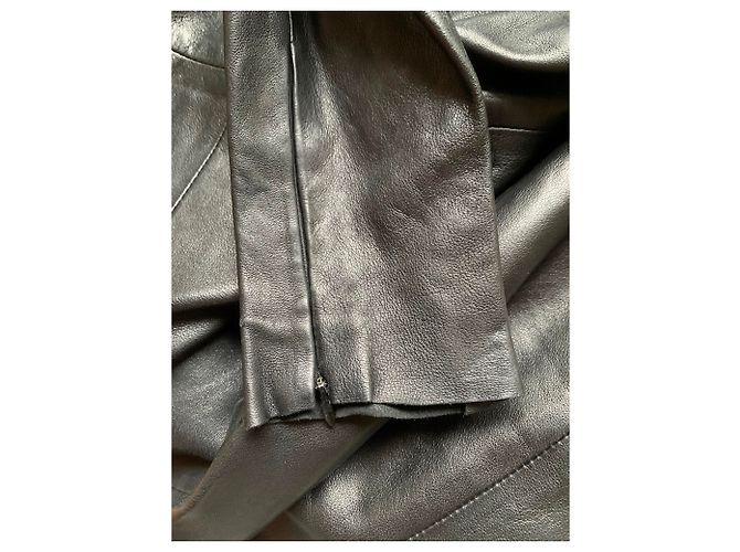Abito dritto in pelle nera Dsquared2 Nero - vista 9