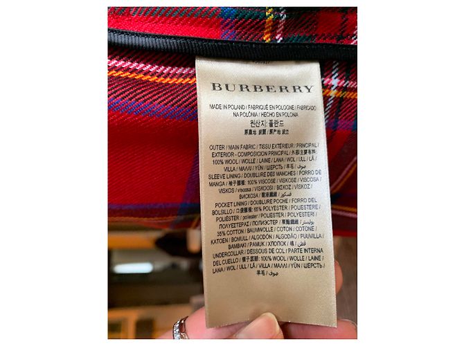 Burberry Fosa de tartán Stewart Multicolor - vista 12