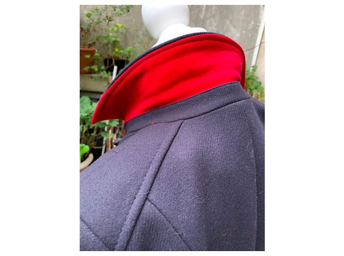 Giacca Zara Blu Scuro con Dettagli Rossi Blu navy - vista 6
