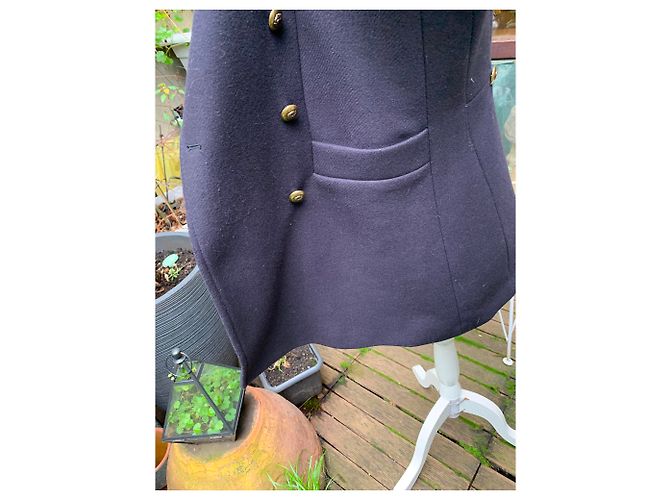 Giacca Zara Blu Scuro con Dettagli Rossi Blu navy - vista 8