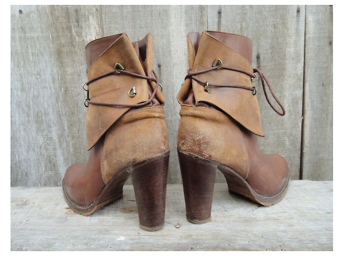 Botines de tacón sartore p 39 Castaño - vista 5