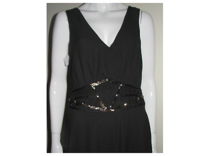 Alice by Temperley Vestido de noite em chiffon preto - vista 6