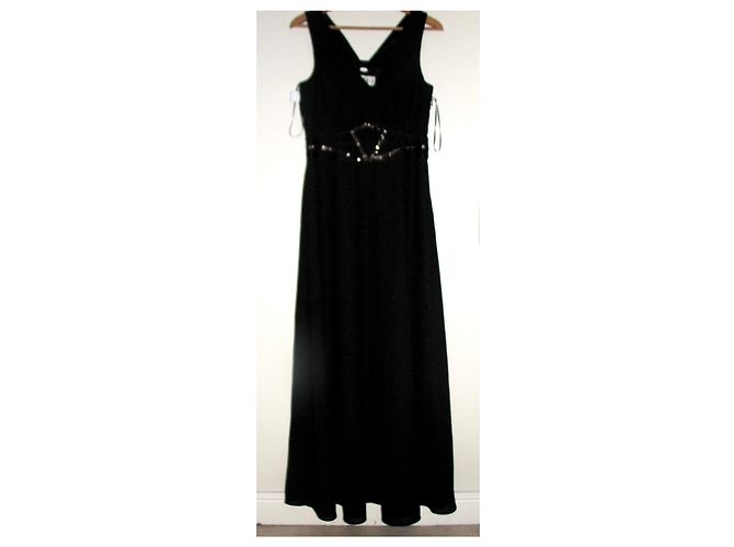 Alice by Temperley Vestido de noite em chiffon preto - vista 7