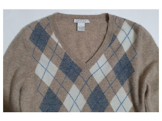Autre Marque Tweeds Kaschmirpullover Rautenmuster Mehrfarbig Mehrfarben - Ansicht 3