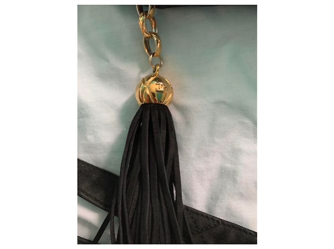 Autre Marque Borsa a tracolla Chanel nera Nero - vista 6
