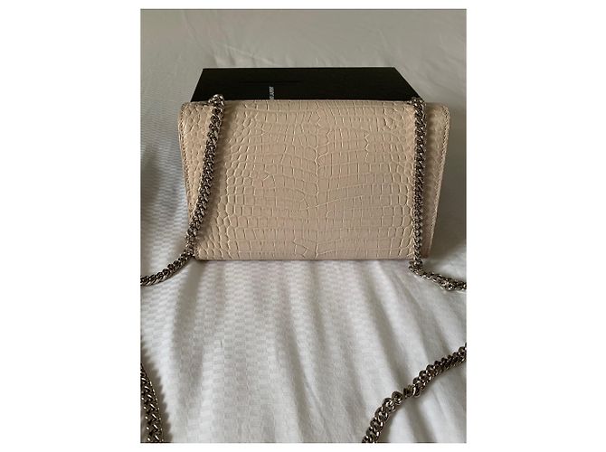 Pompom Kate Monogramma Saint Laurent Kate con fiocco - vista 2