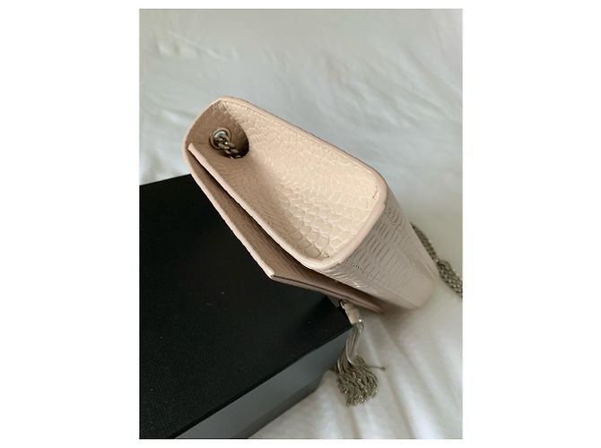 Pompom Kate Monogramma Saint Laurent Kate con fiocco - vista 3