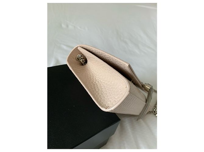 Pompom Kate Monogramma Saint Laurent Kate con fiocco - vista 4