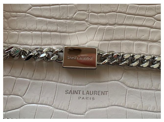 Pompom Kate Monogramma Saint Laurent Kate con fiocco - vista 9