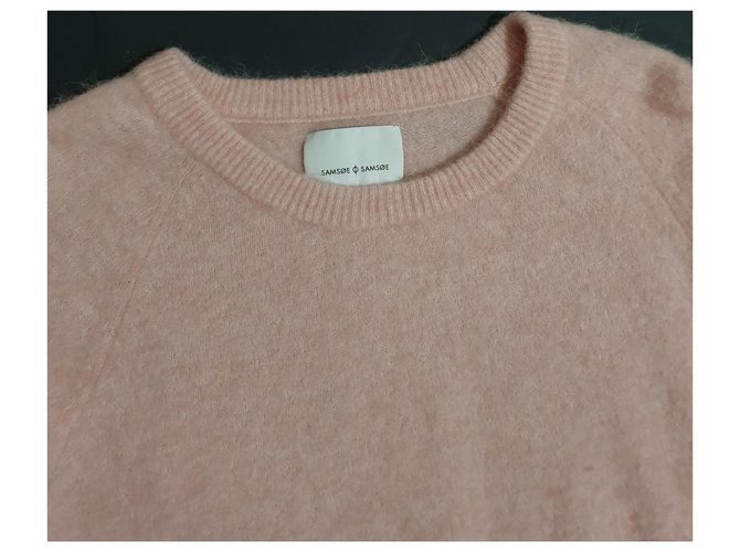 Pull en laine rose Samsoe & Samsoe - vue 2