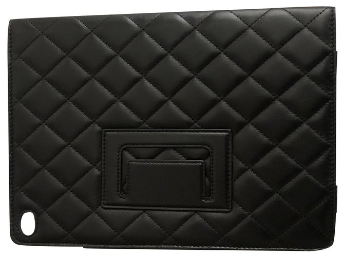 Chanel iPad Abdeckung Schwarz - Ansicht 2