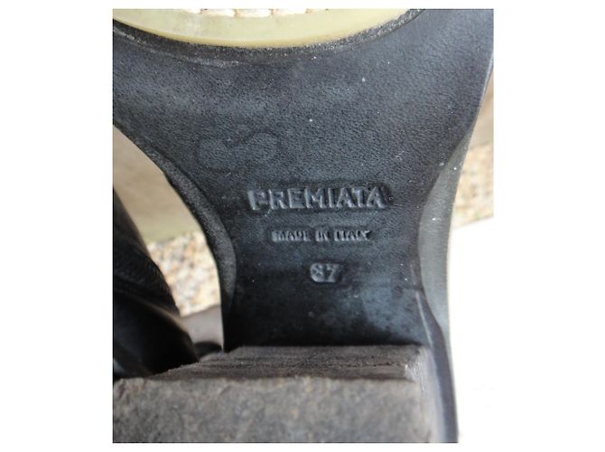 Autre Marque Botas Premiata de cuero negras 37 Negro - vista 8
