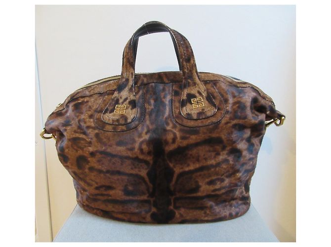 Borsa Givenchy in pelliccia con motivo leopardato Stampa leopardo - vista 3