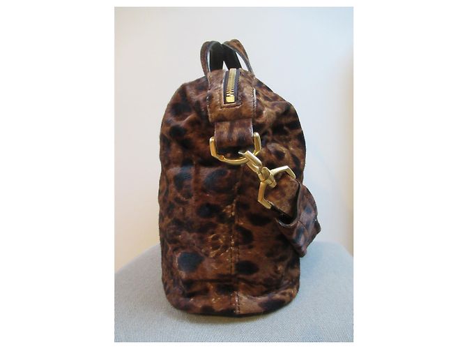 Borsa Givenchy in pelliccia con motivo leopardato Stampa leopardo - vista 4