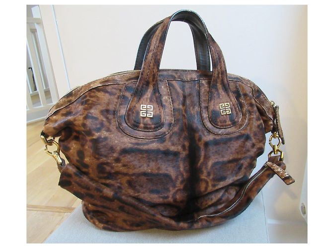 Borsa Givenchy in pelliccia con motivo leopardato Stampa leopardo - vista 5
