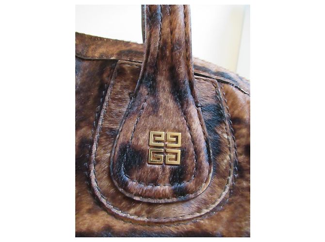 Borsa Givenchy in pelliccia con motivo leopardato Stampa leopardo - vista 7