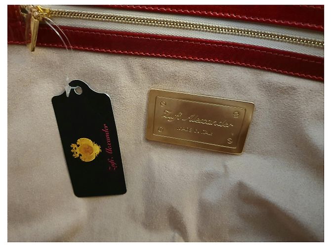 Autre Marque Zufi Alexander Einkaufstasche Weiß Rot Grün - Ansicht 6
