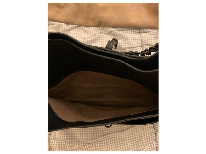 Borsa in pelle Bottega Veneta Marrone scuro - vista 3