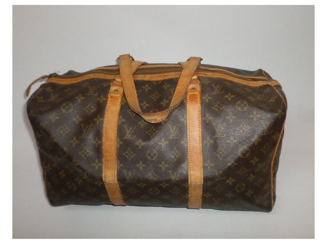 Keepall Louis Vuitton Borsa da viaggio Marrone - vista 12