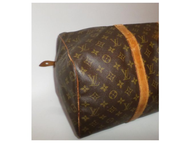 Keepall Louis Vuitton Borsa da viaggio Marrone - vista 8