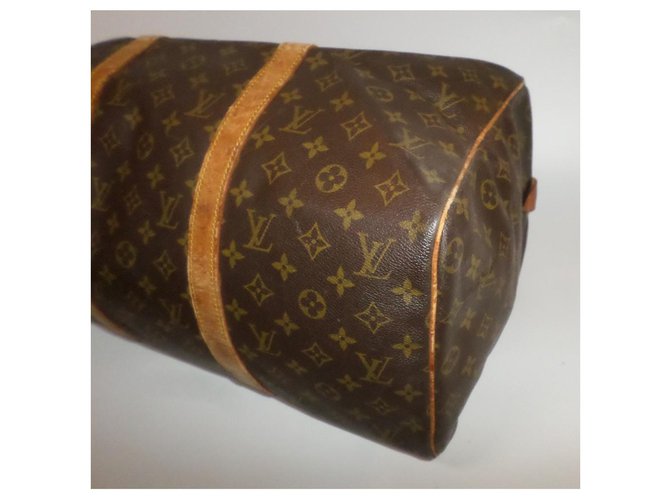 Keepall Louis Vuitton Borsa da viaggio Marrone - vista 9