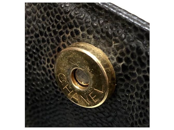 Coco Handle Chanel Vintage Einkaufstasche Schwarz - Ansicht 11