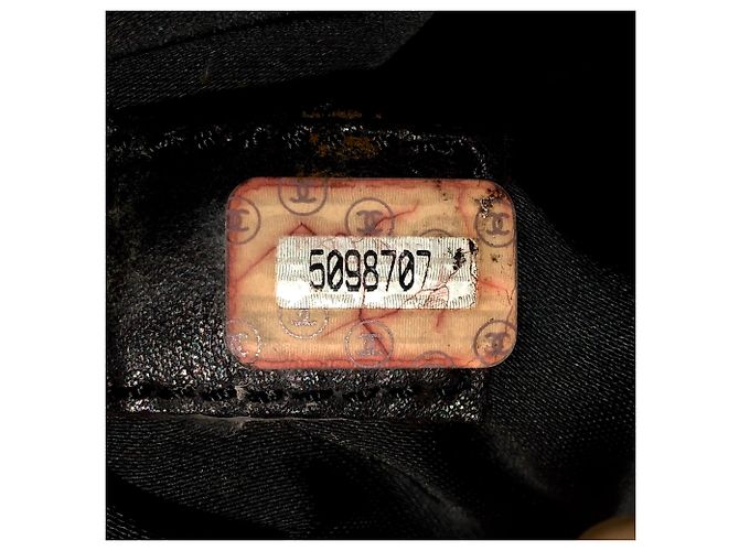 Coco Handle Chanel Vintage Einkaufstasche Schwarz - Ansicht 12