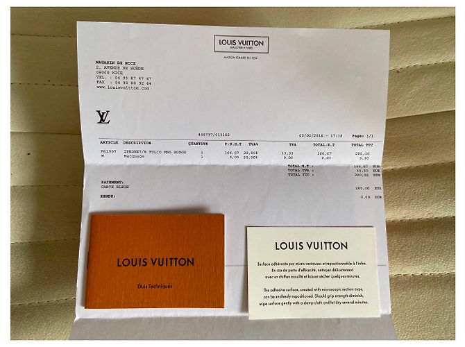 Louis Vuitton Carcasa de Iphone 8 Roja - vista 5