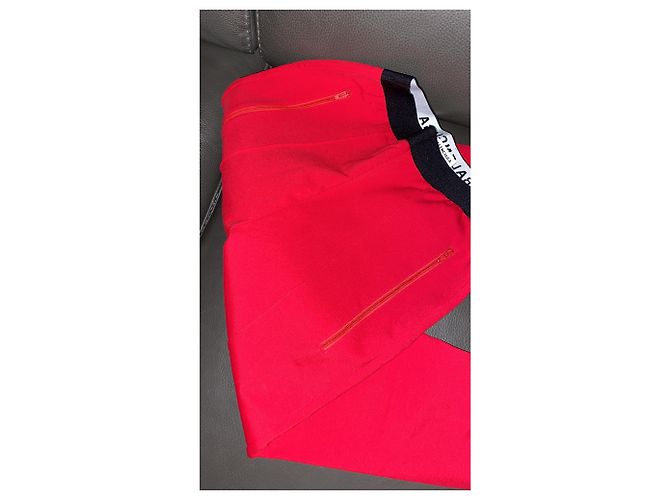 Pantalones Balenciaga Rojos de Algodón Talla 36 Roja - vista 2