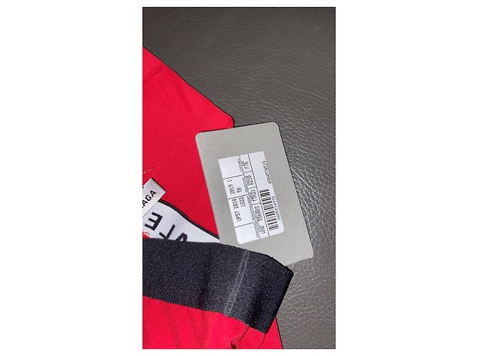 Pantalones Balenciaga Rojos de Algodón Talla 36 Roja - vista 3