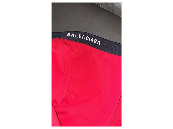 Pantalones Balenciaga Rojos de Algodón Talla 36 Roja - vista 4