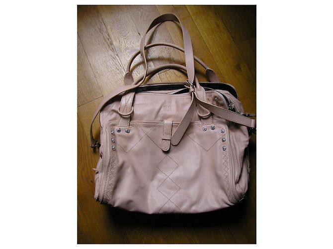 Sonia Rykiel Grande pelle rosa cipria. - vista 2