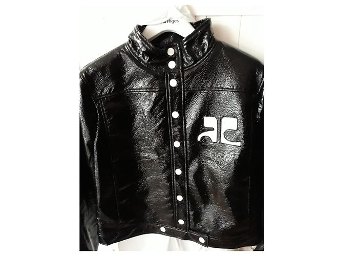 Courreges Courrège Vinyljacke - Ansicht 2